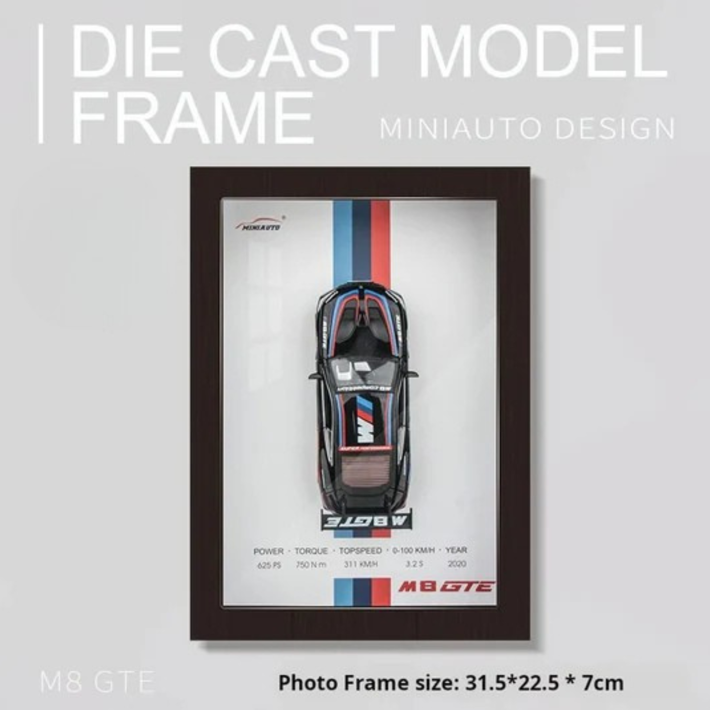 Vantix Display™  3D Car Frame - M8 GTE